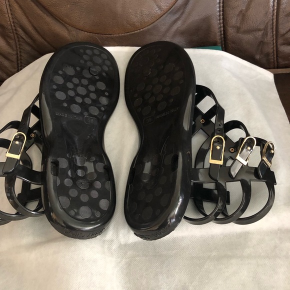 Jimmy Choo Lance Flat Jelly Sandals, size 8 - Picture 4 of 4